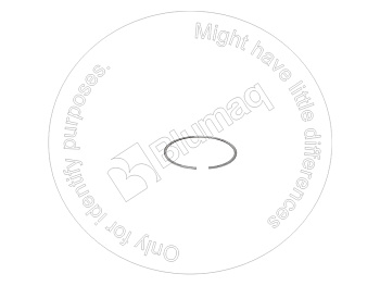 8N0502 OE КОЛЬЦО ПОРШНЕВОЕ
